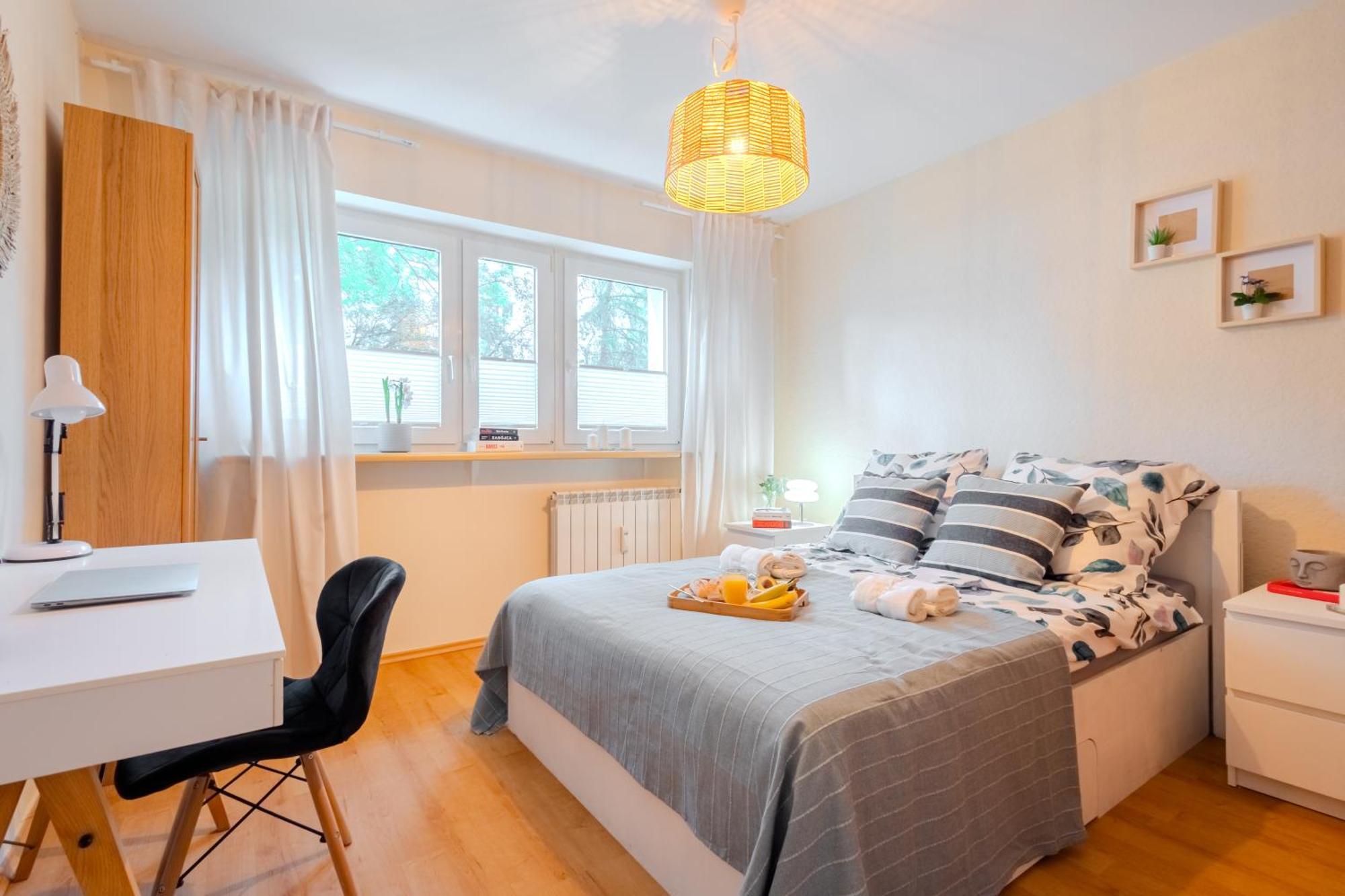 Rezydencja Filmowa- Wygodny Apartament 10 Min Od Lotniska I Centrum Appartement Warschau Buitenkant foto